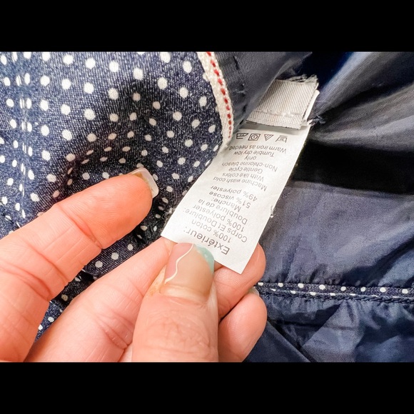 J. Crew Navy Polka Dot Schoolboy Blazer Jacket Size 00 - Picture 7 of 10